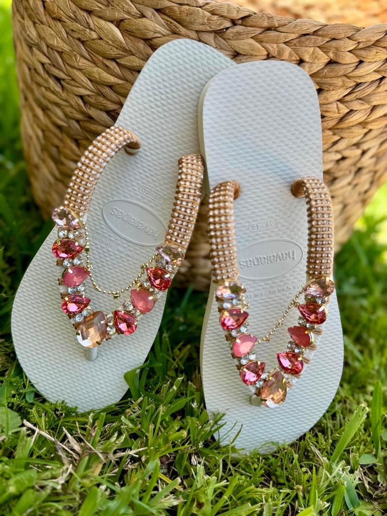 Havaianas pink crystal