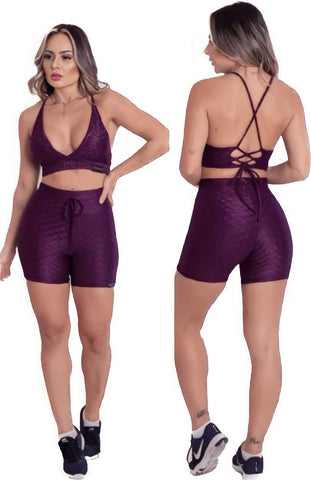 Gym set purple